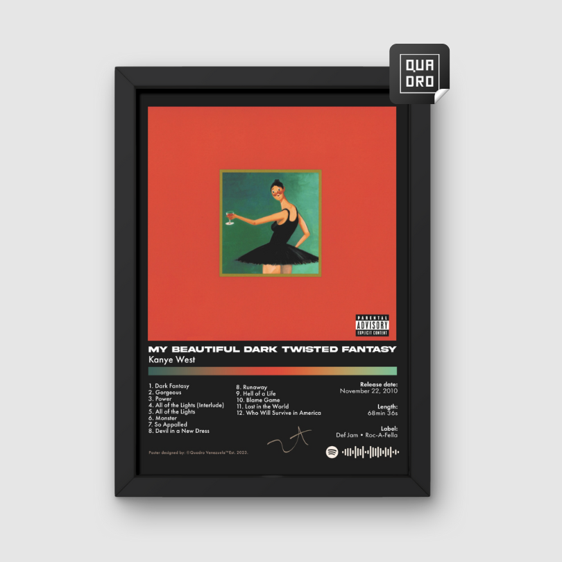 Kanye West - My Beautiful Dark Twisted Fantasy #1