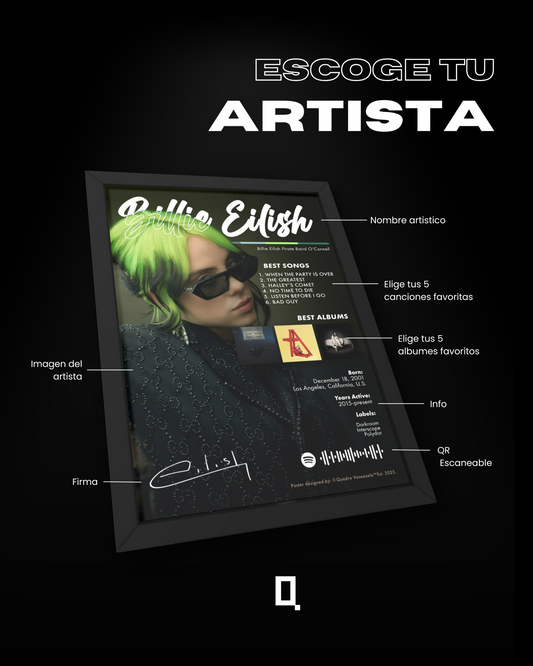 *Personaliza con tu artista favorito