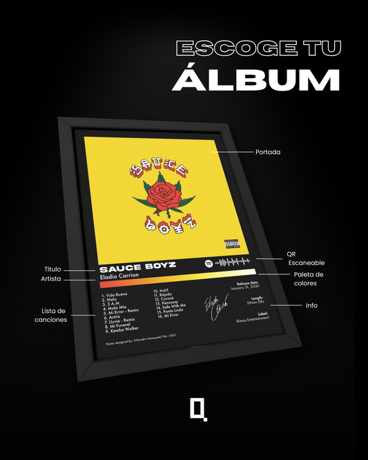*Personaliza con tu álbum favorito