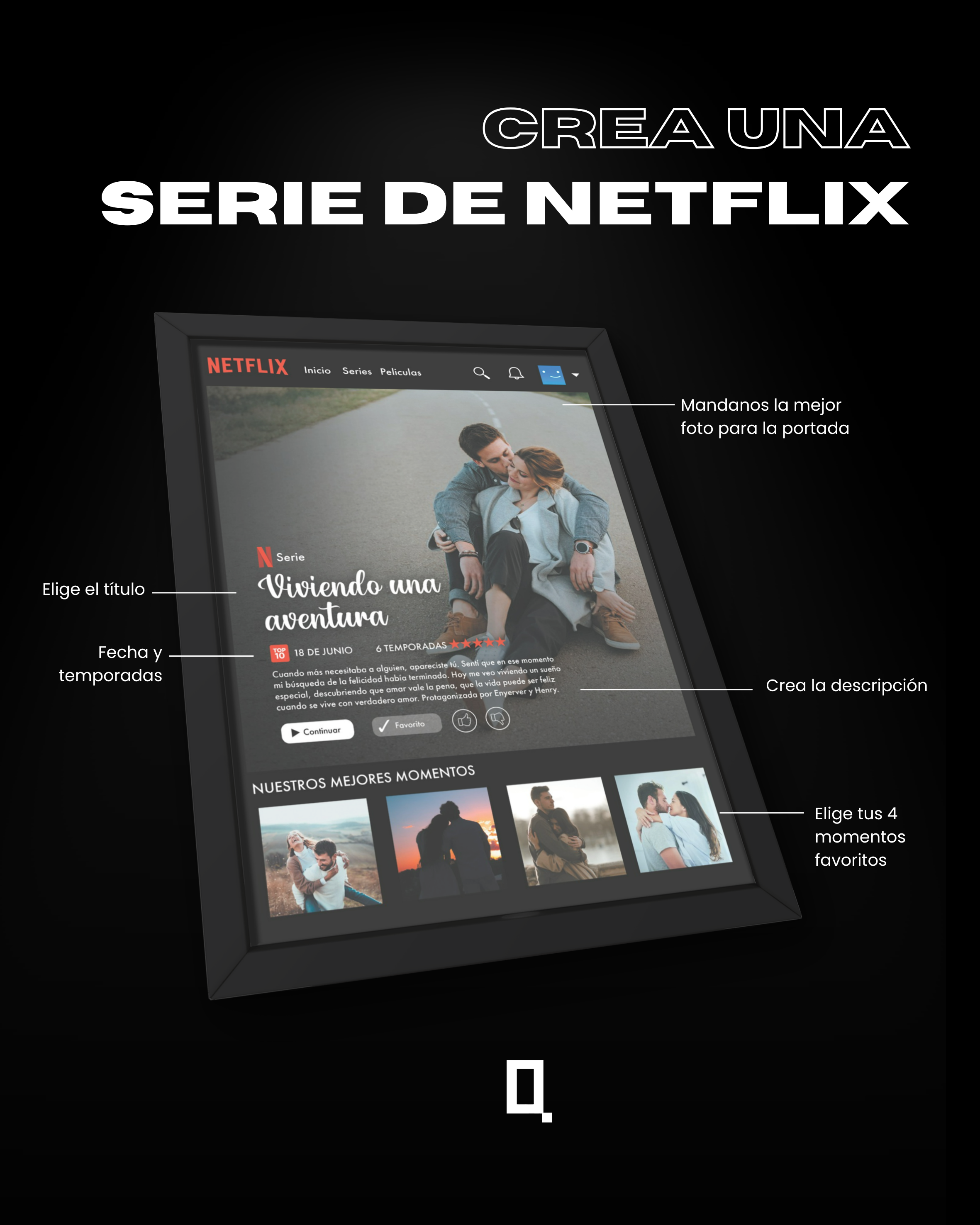 *Personaliza tu propia serie de Netflix