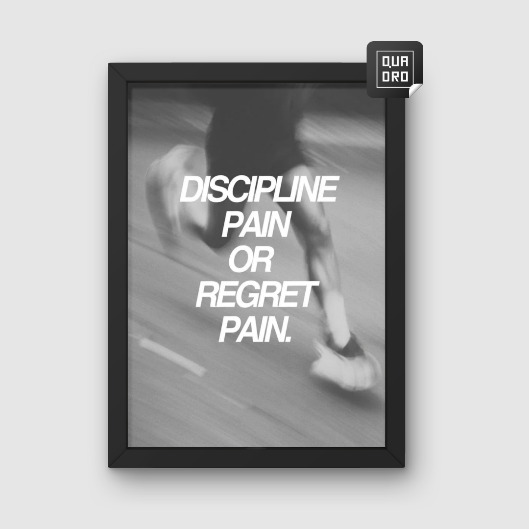 Discipline pain or regret pain