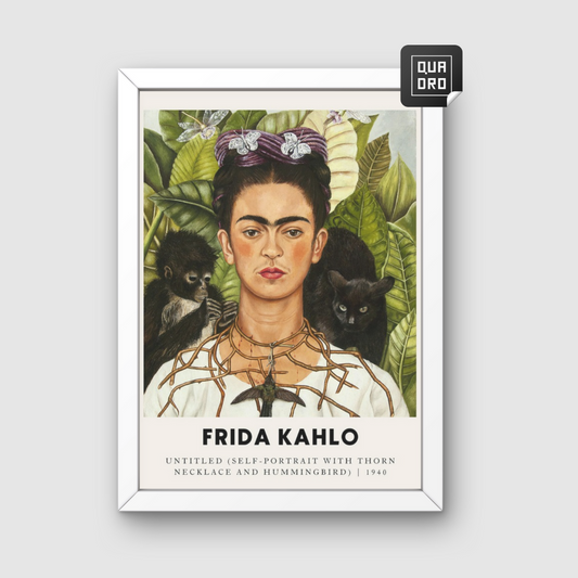 Frida Khalo - Autorretrato con collar de espinas