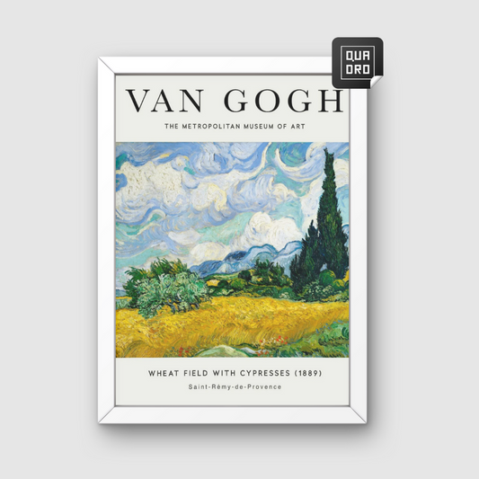 Van Gogh - Wheat Field With Cypresses