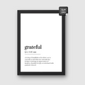Meaning of Grateful